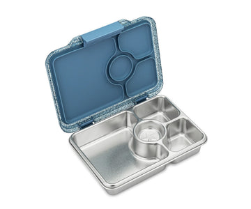 Fiambrera Yumbox Pret  Acero Inoxidable Glitter Paris Blue