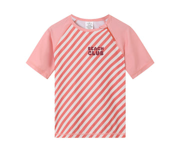 Camiseta Protección Solar Stripes Bloom & Blush