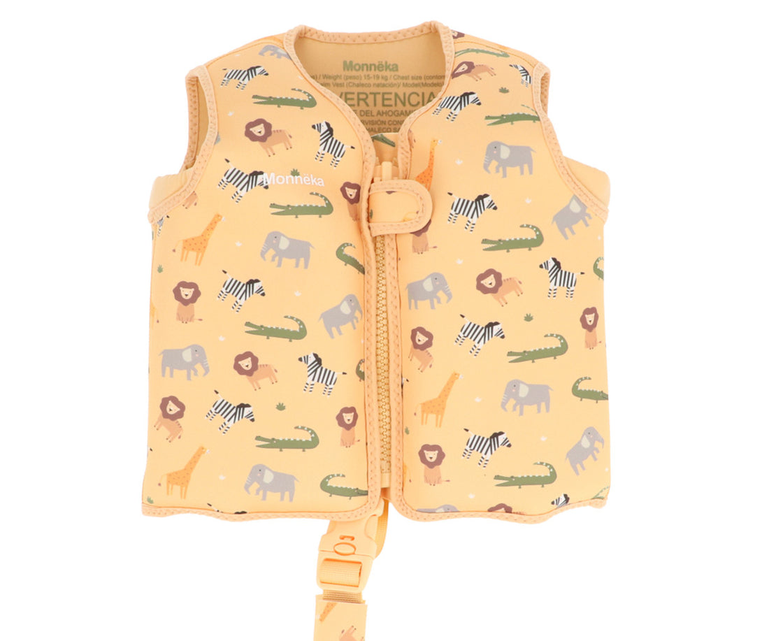Chaleco Flotador Aprendizaje Wild Animals
