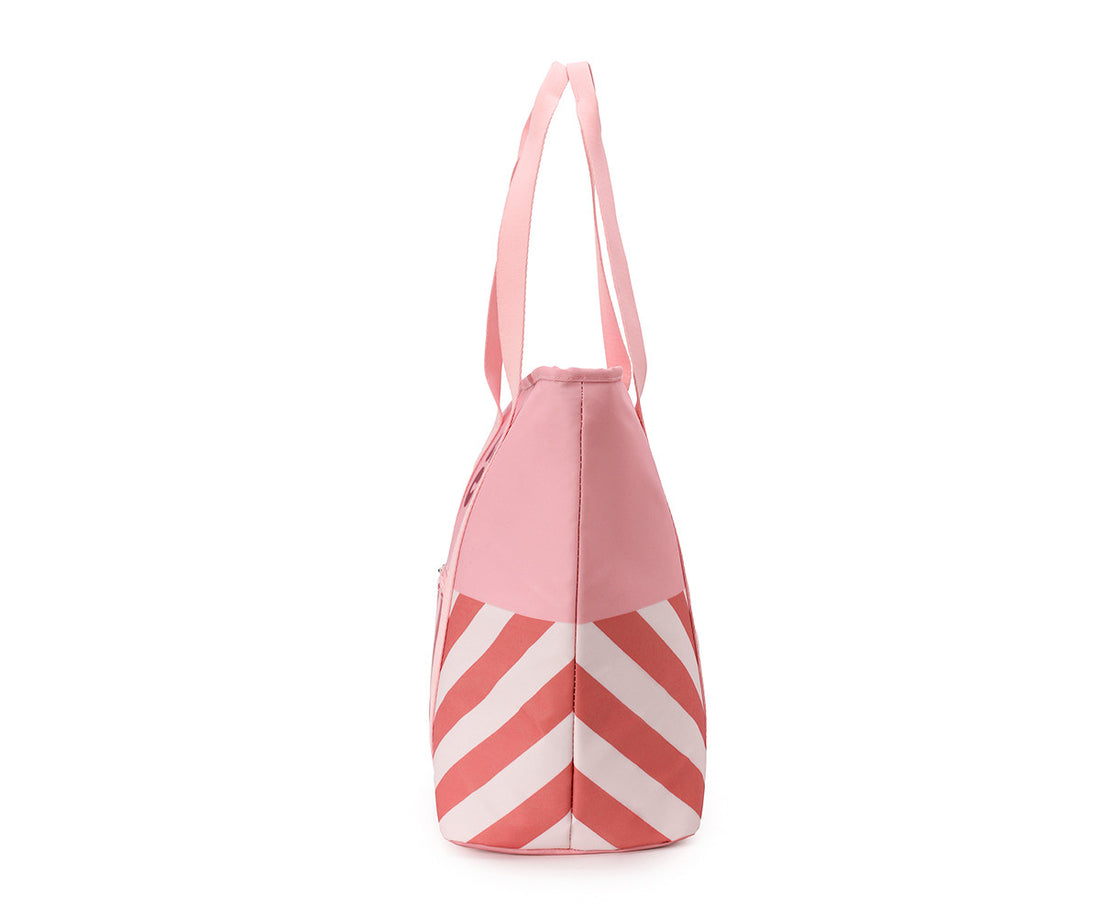 Bolso Tote Nevera Stripes Bloom & Blush Monnëka