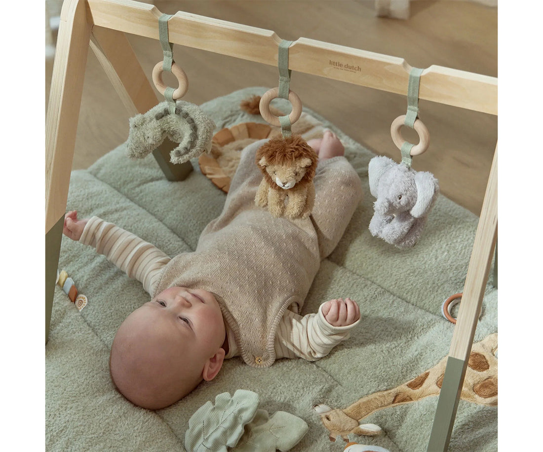 Baby Gym Con Juguetes Safari Friends Little Dutch