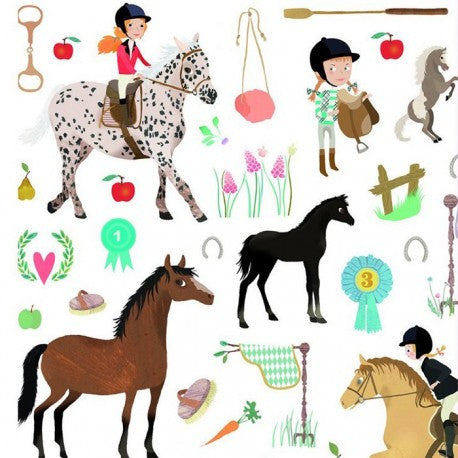 Pegatinas Caballos de Djeco