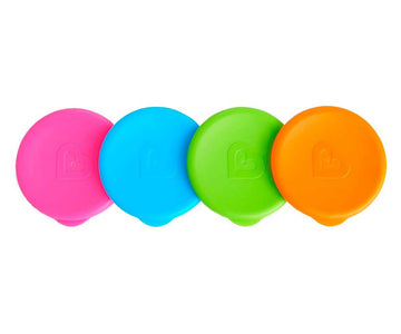 Cuatro tapas Miracle 360 en rosa, azul, verde y naranja