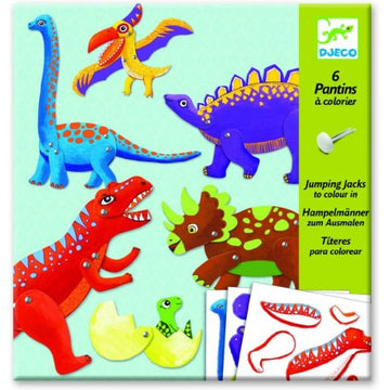 Colorea Sorpresas Muñecos Dinos de Djeco
