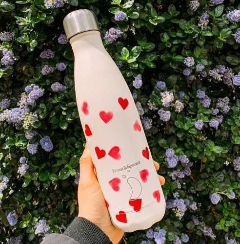 Botella Chilly´s Emma Corazones 500ml