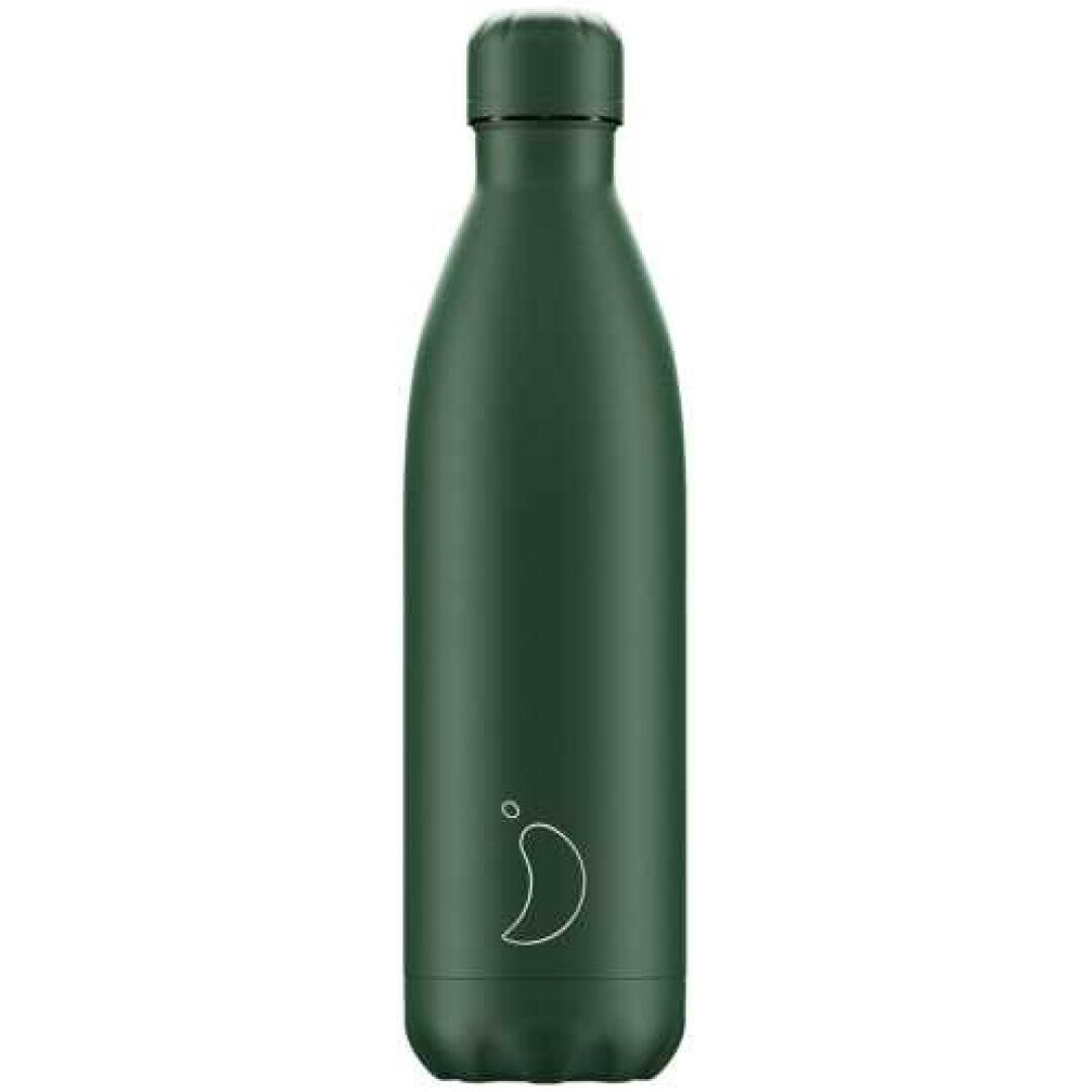 Botella Inox Verde Mate Total 750 ml Chilly's