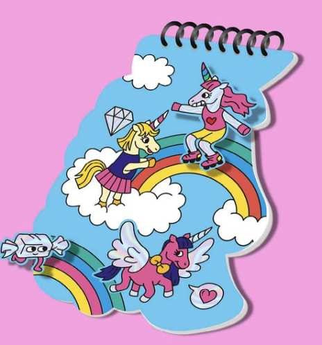 Libro pegatinas Unicornio Omy
