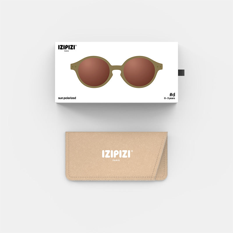 Gafas de Sol Baby #D Glossy Kaki (0-3 años) - IZIPIZI