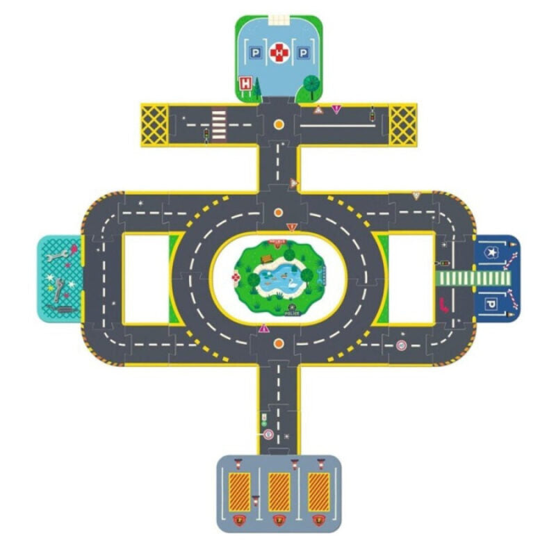 Crazy Motors Puzzl'Up City-Gigante Djeco