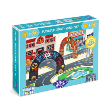 Crazy Motors Puzzl'Up City-Gigante Djeco