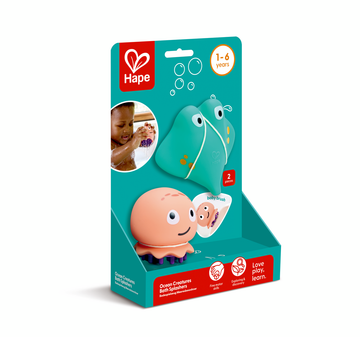 Salpicaduras de Baño con Criaturas Marinas Hape