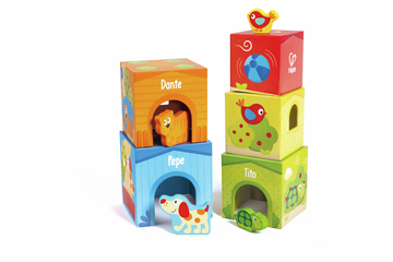 Cubos Apilables Pepe & Friends Hape