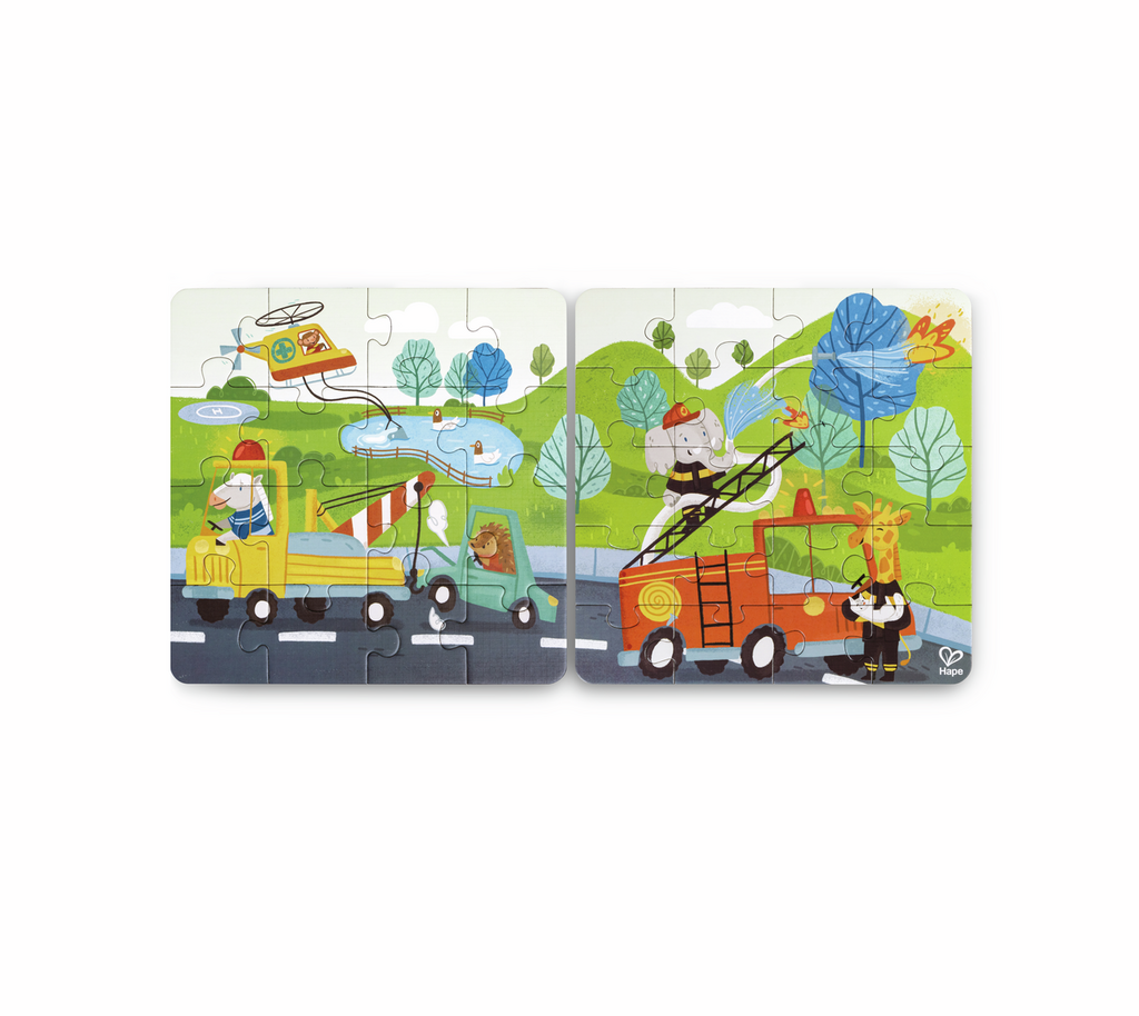 Puzle Vehículos de Rescate de Hape