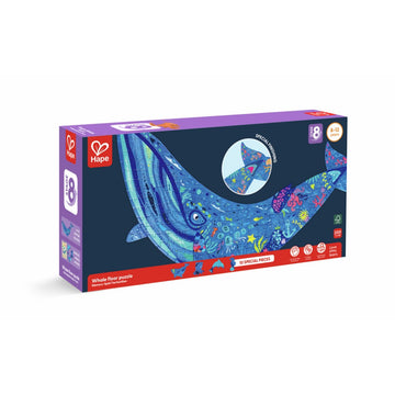 Puzle de Suelo Brillante de Ballena - 200 pzs Hape