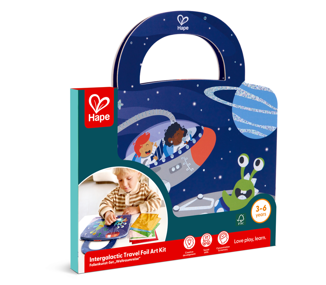 Enchanted Travel Foil Art Kit Hape
