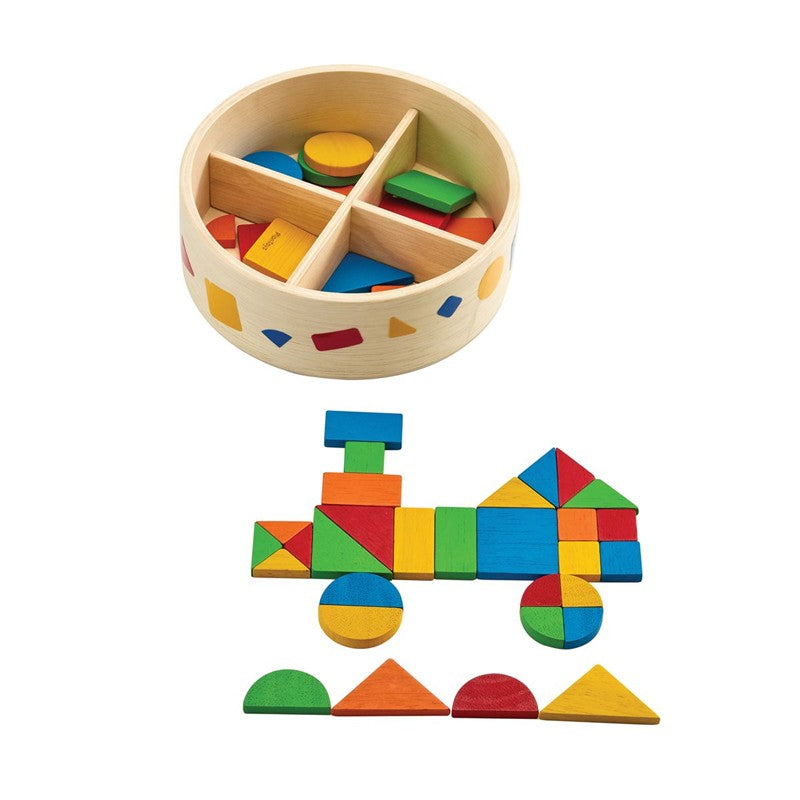 Caja Mosaico Tangram Plantoys