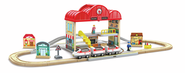 Set de Estación de Tren Portátil de Hape