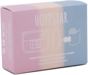 Hoppstar Recarga 3 Rollos Papel Adhesivo colores pastel