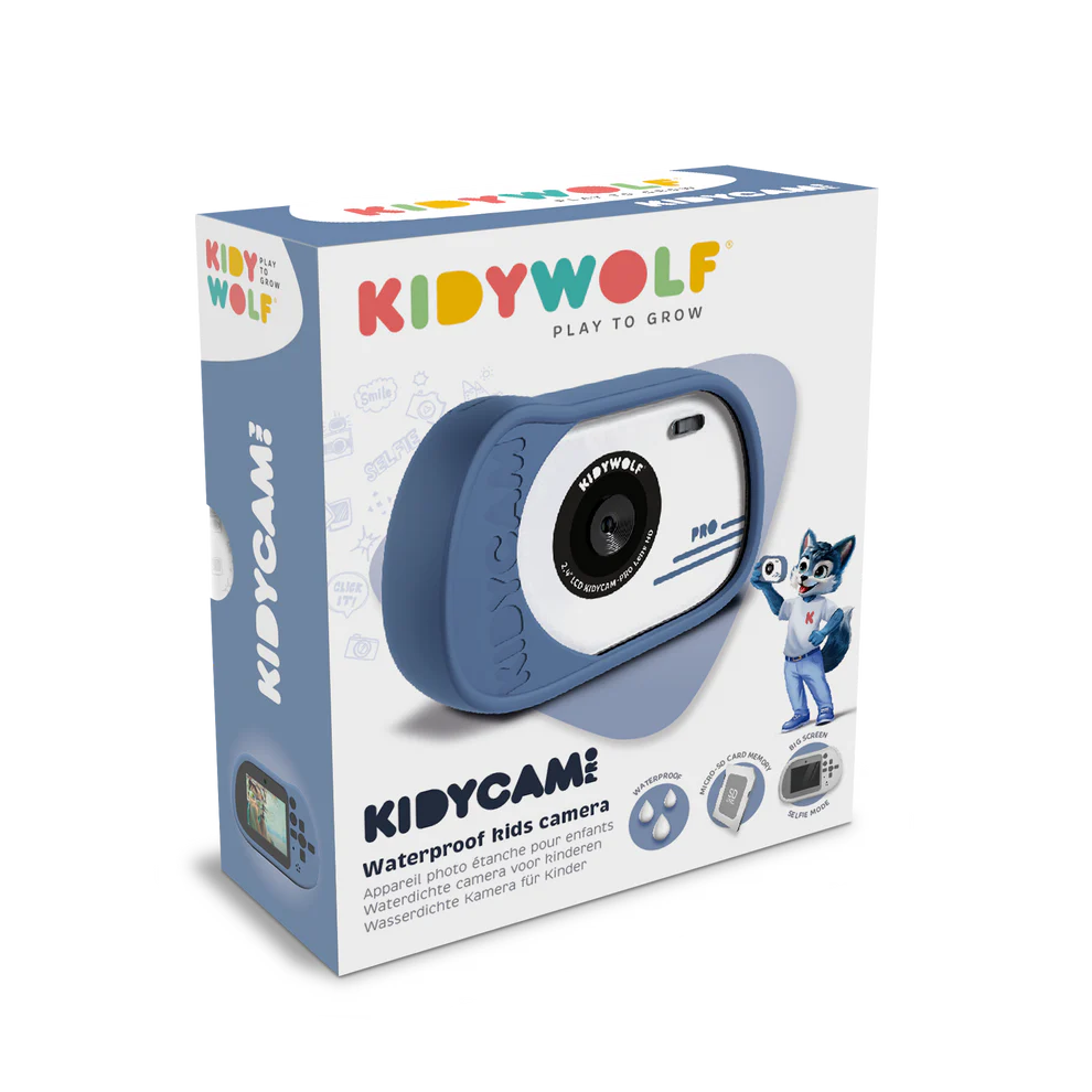 Cámara Fotográfica Sumergible Kidycam Pro Azul Kidywolf