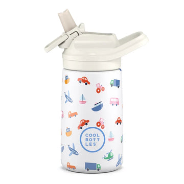 The Kiddie Bottle - Littles Wheels 350ml Cool Bottles