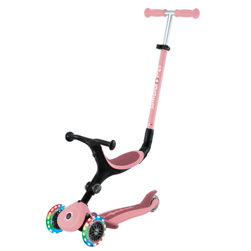 Patinete GO UP Active Lights Rosa Pastel Globber