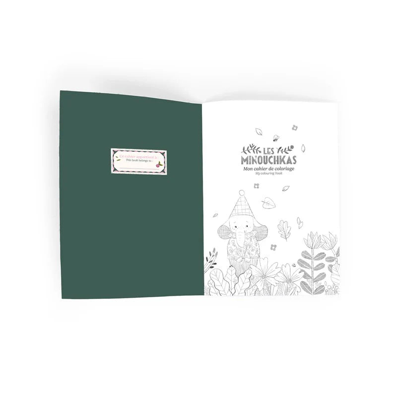 Cuadernos Para Colorear Minouchkas 36pag. Moulin Roty