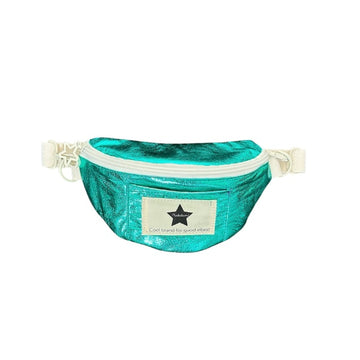 Riñonera Metalizada Azul Ratatam
