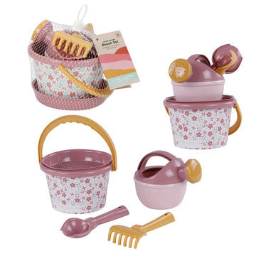 Set Juguetes Playa 5 Piezas Flores Little Dutch