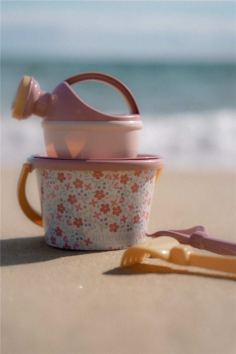 Set Juguetes Playa 5 Piezas Flores Little Dutch