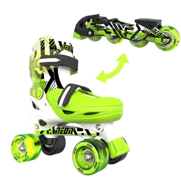 Patines Combo Neón Goteki Verde T.34-37