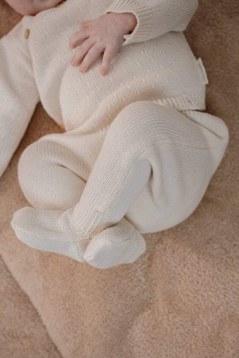 Pantalón pie punto Blanco roto Little Dutch