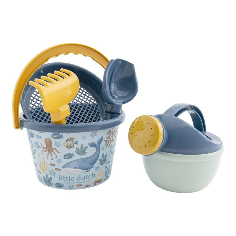 Set Juguetes Playa 5 Piezas Océano Azul Little Dutch