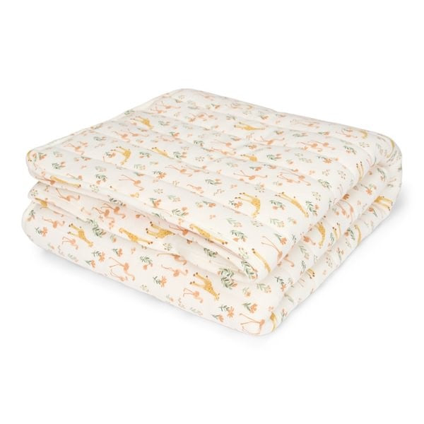 Colcha Moisés Rosa/ Blooming Safari Little Dutch