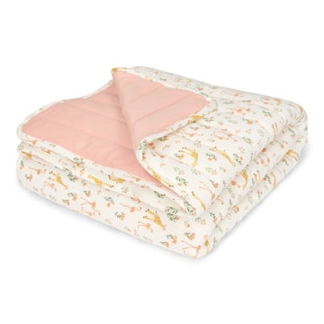 Colcha Moisés Rosa/ Blooming Safari Little Dutch