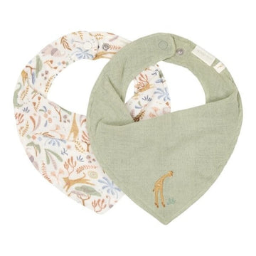 Set 2 Bandanas Verde/ Safari Wonders Little Dutch