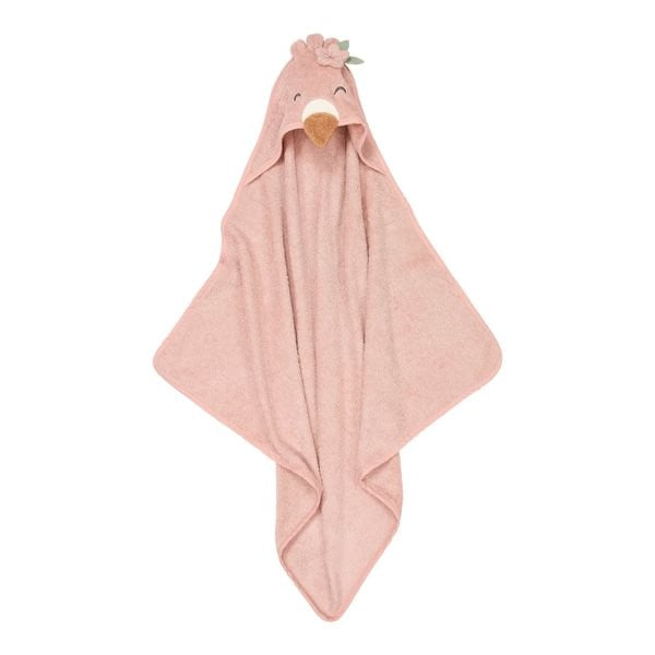 Toalla Capa Flamenco Rosa 75 x75 cm Little Dutch