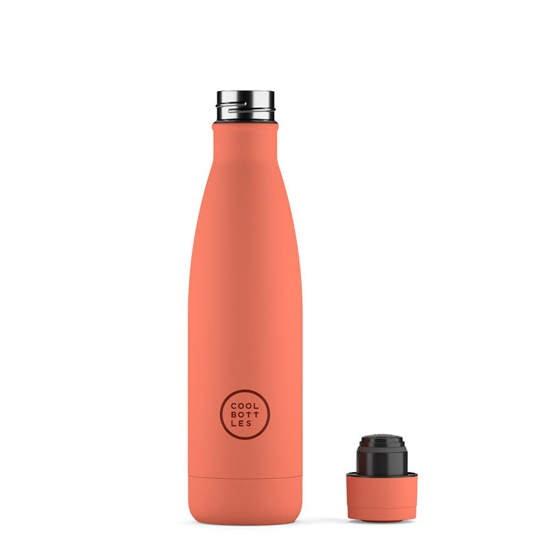 Botella Termo Pastel Coral 500ml Cool Bottles
