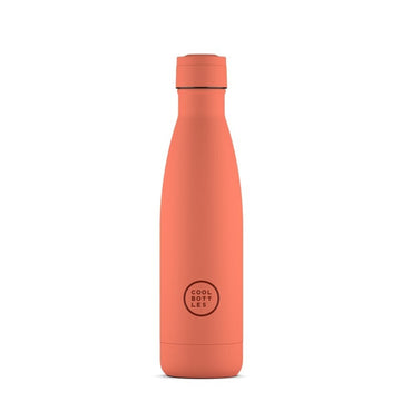 Botella Termo Pastel Coral 500ml Cool Bottles