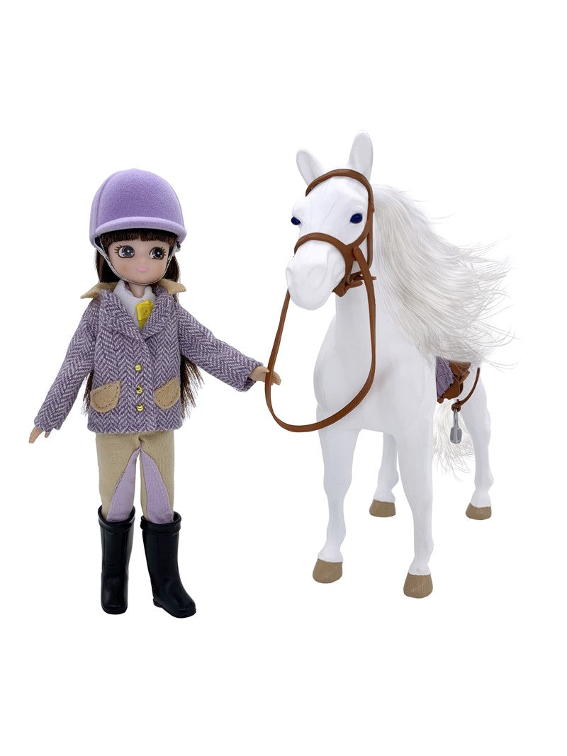 Conjunto de Pony Blanco y Lottie