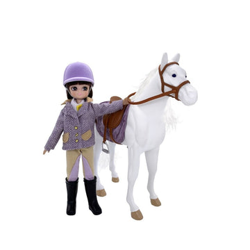 Conjunto de Pony Blanco y Lottie