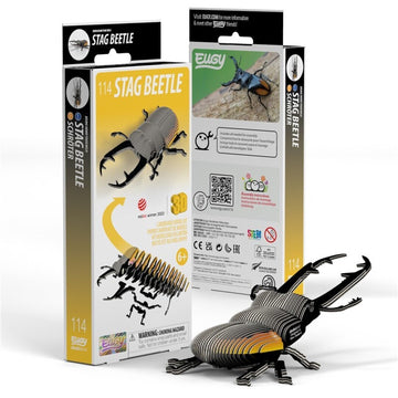Puzzle 3D Eugy Escarabajo Ciervo