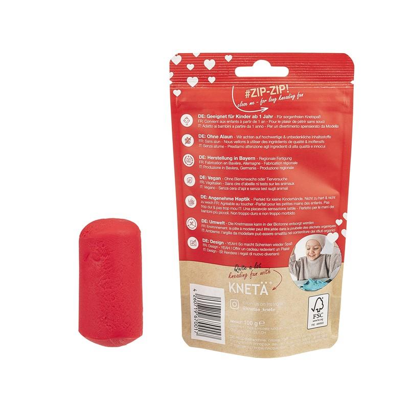Bolsa Plastilina 100gr Rojo Knetä