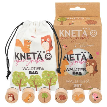 Set Sellos de Madera *Animales del Bosque* Knetä