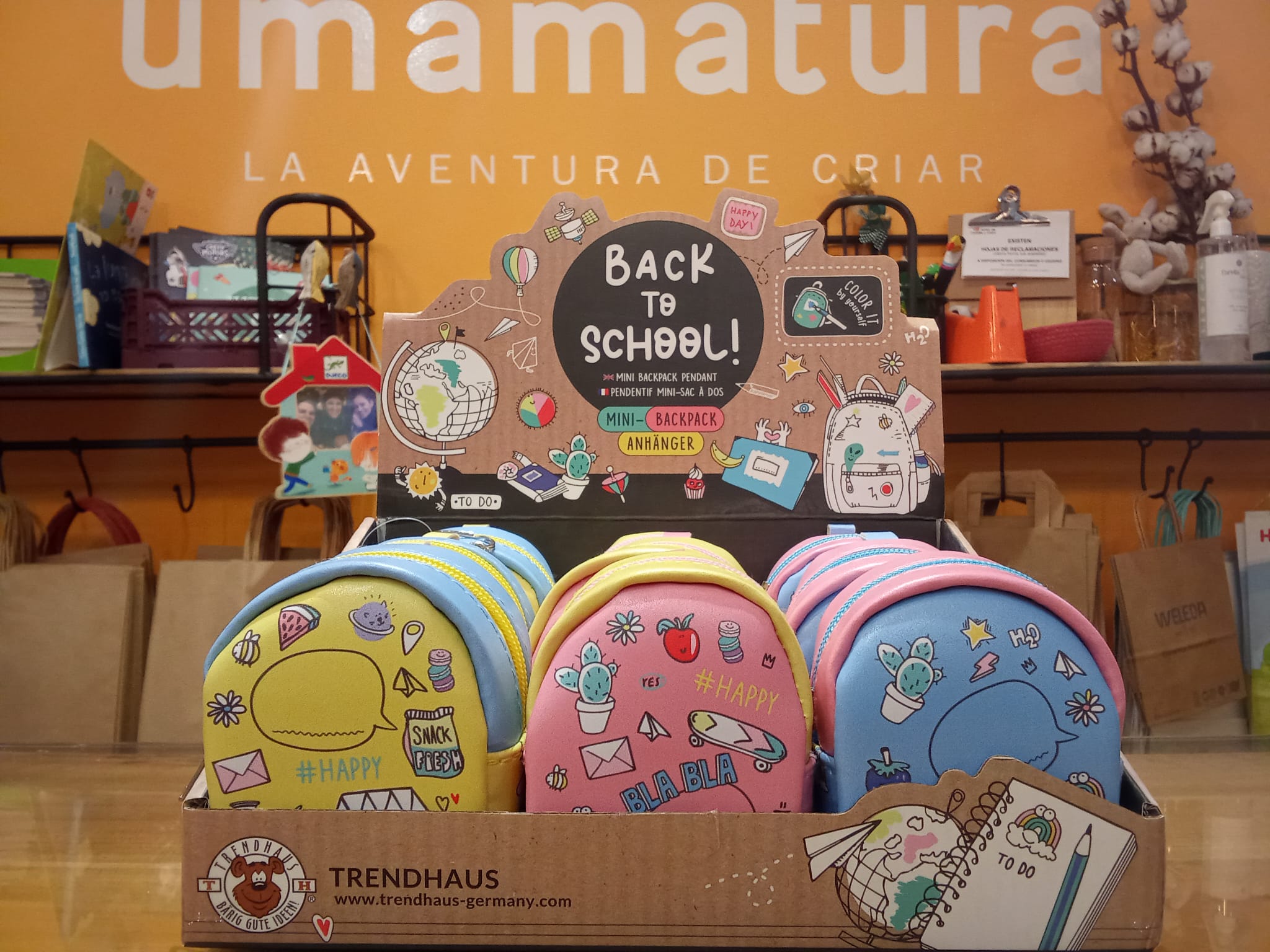 Llavero Mini-mochila de Trendhaus