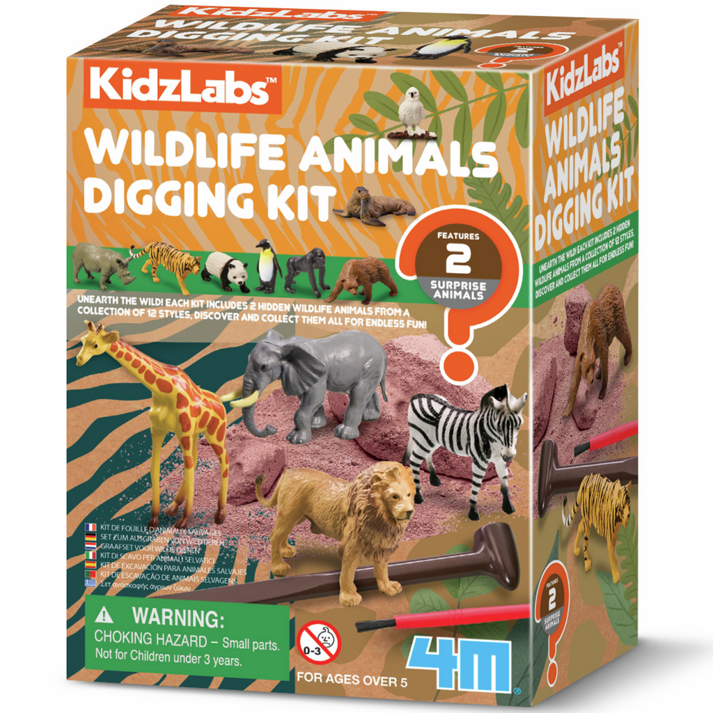 Kit de Excavación de Animales Salvajes 4M