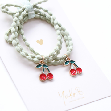 Goma de pelo-Coletero-Pulsera CHERRIES YB