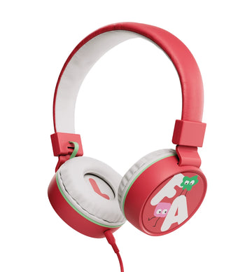 Auriculares Infantiles Rojos Con Limitador Tutum Faba