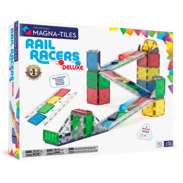 Juego de Construcción MAGNA-T Rail Racers Set 90 piezas