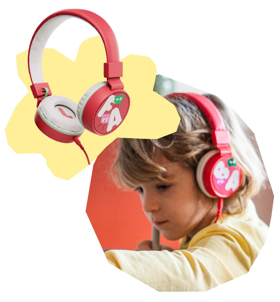 Faba Headphones Tutum Red