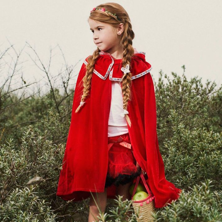 Disfraz Capa Caperucita Roja 4-8 años Souza